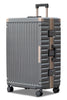 28 Inch Large Size Checked In Aeris Aluminium Framed Lightweight PC Luggage Bags with Smooth Spinner Wheels