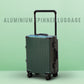 Spinner Hard Shell without Zipper Suitcase | 2 Piece Set 20, 28 Inch Aluminium Framed Wide Handle Luggage