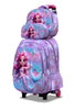 Aqua Queeny Wheeled 3 Pcs Set School Bag, Lightweight With Multiple Compartments And Adjustable Padded Straps