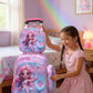 Aqua Queeny Wheeled 3 Pcs Set School Bag, Lightweight With Multiple Compartments And Adjustable Padded Straps