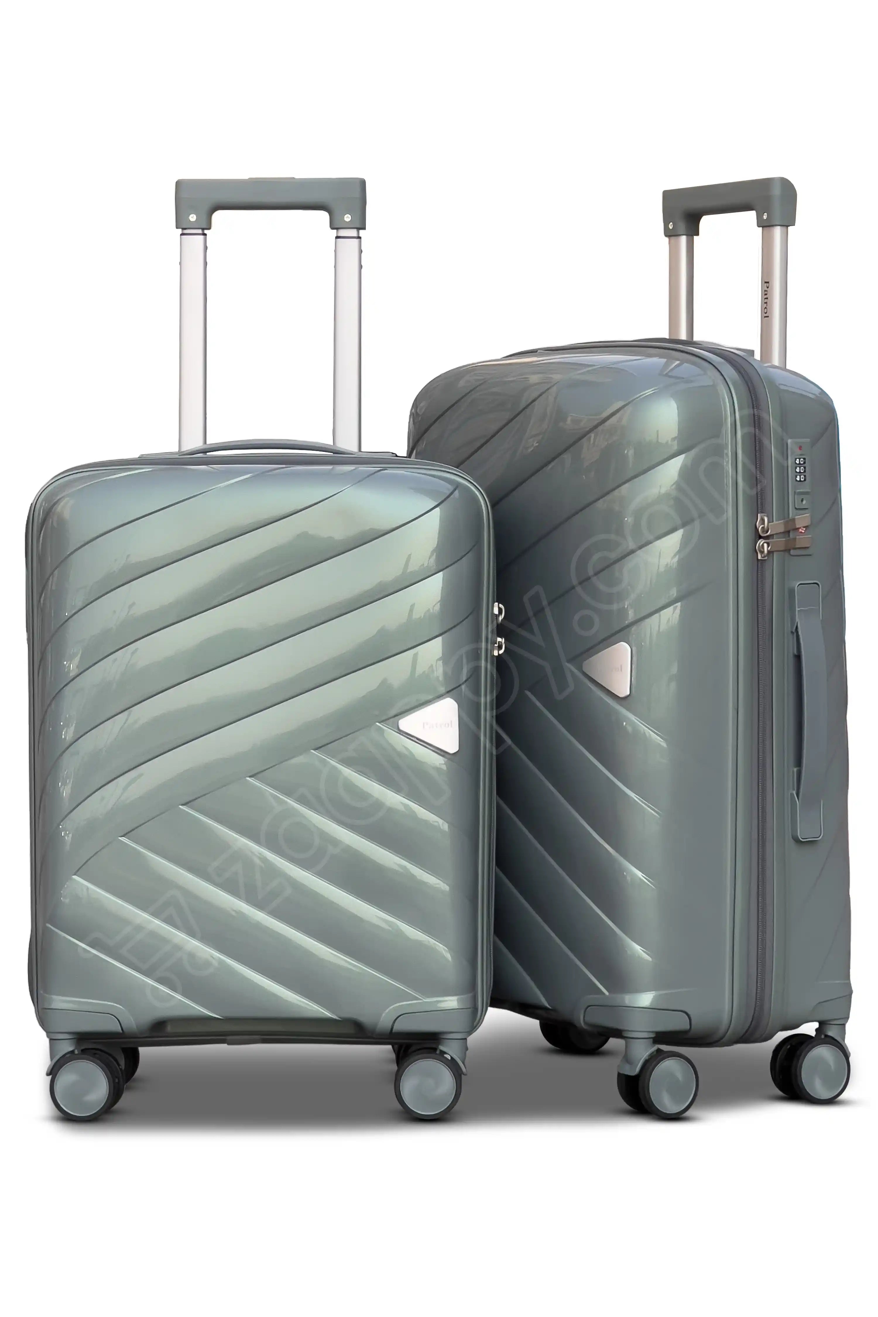 Aqualite Glossy 4 Pcs Hardside Luggage Set Durable Unbreakable PP Spinner Suitcase