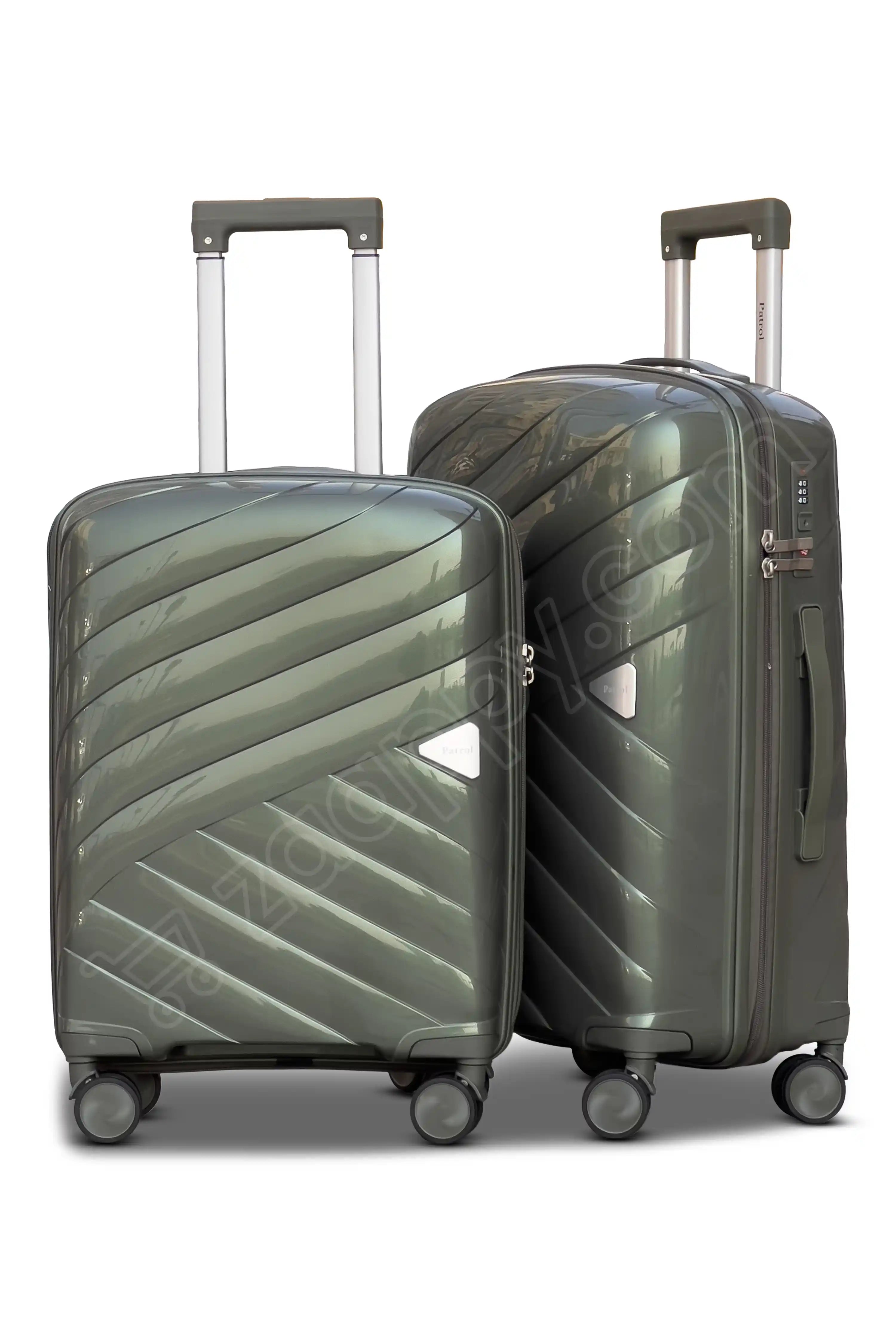 Aqualite Glossy 4 Pcs Hardside Luggage Set Durable Unbreakable PP Spinner Suitcase