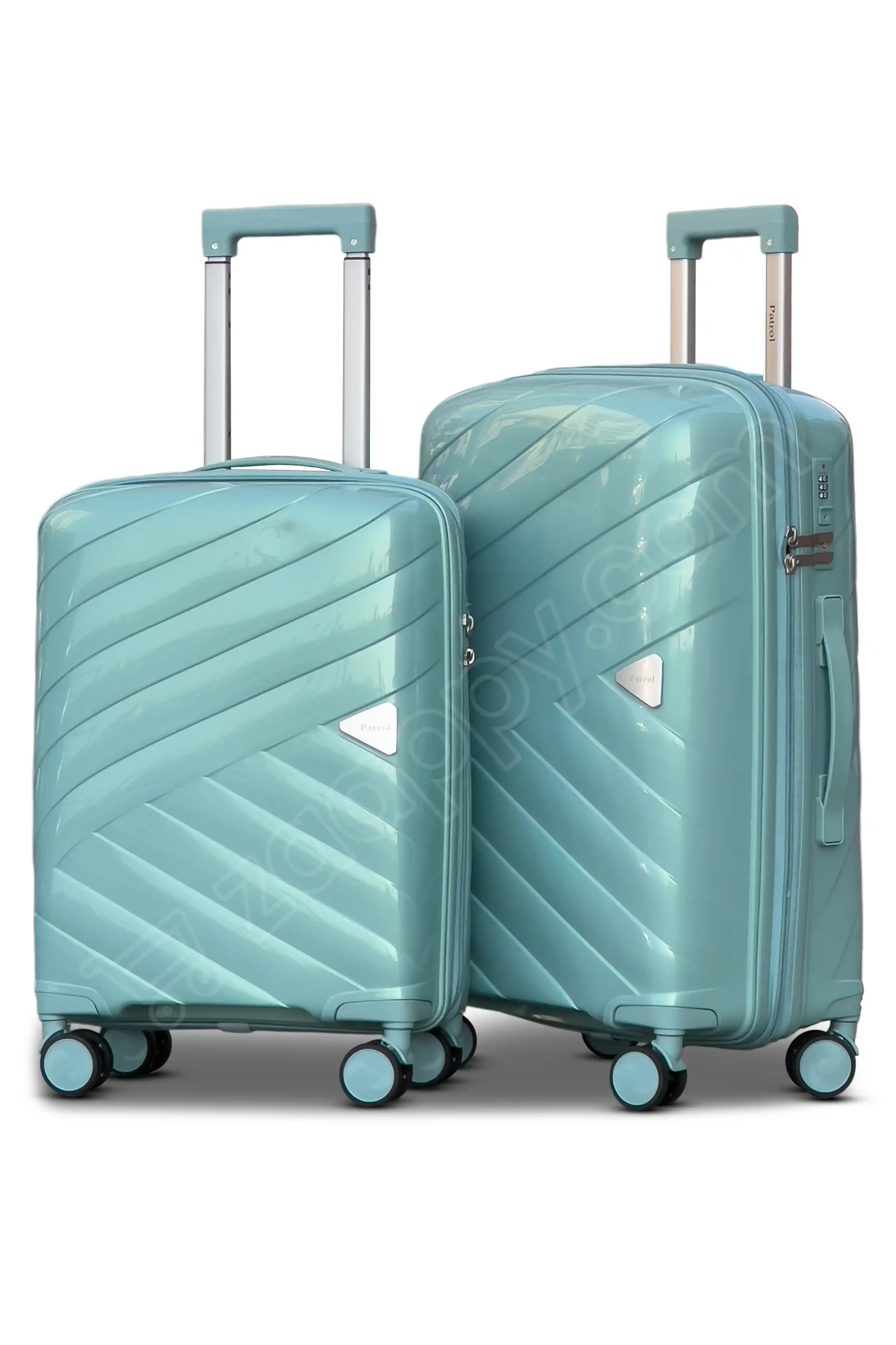 Aqualite Glossy 4 Pcs Hardside Luggage Set Durable Unbreakable PP Spinner Suitcase