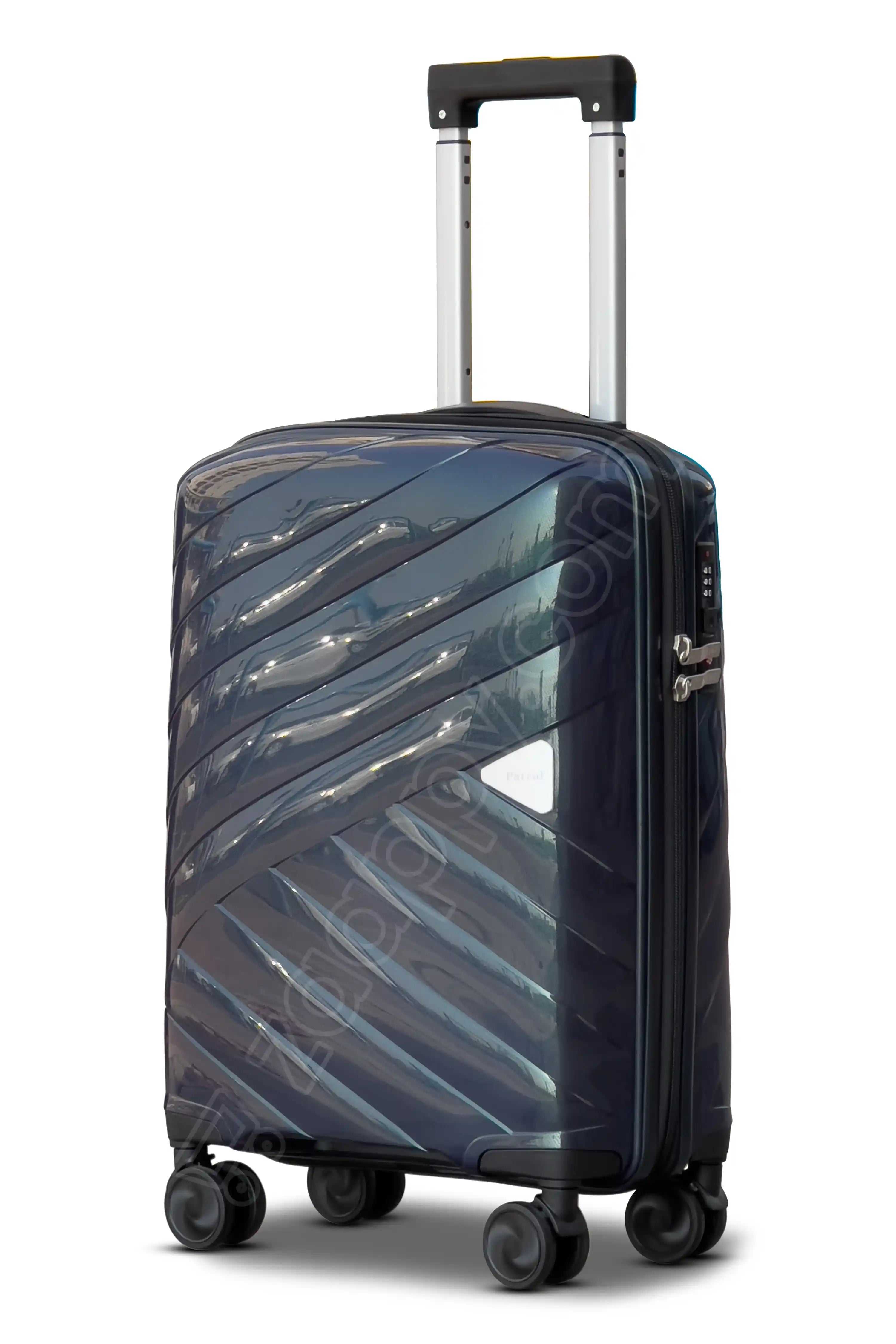 Aqualite Glossy 4 Pcs Hardside Luggage Set Durable Unbreakable PP Spinner Suitcase