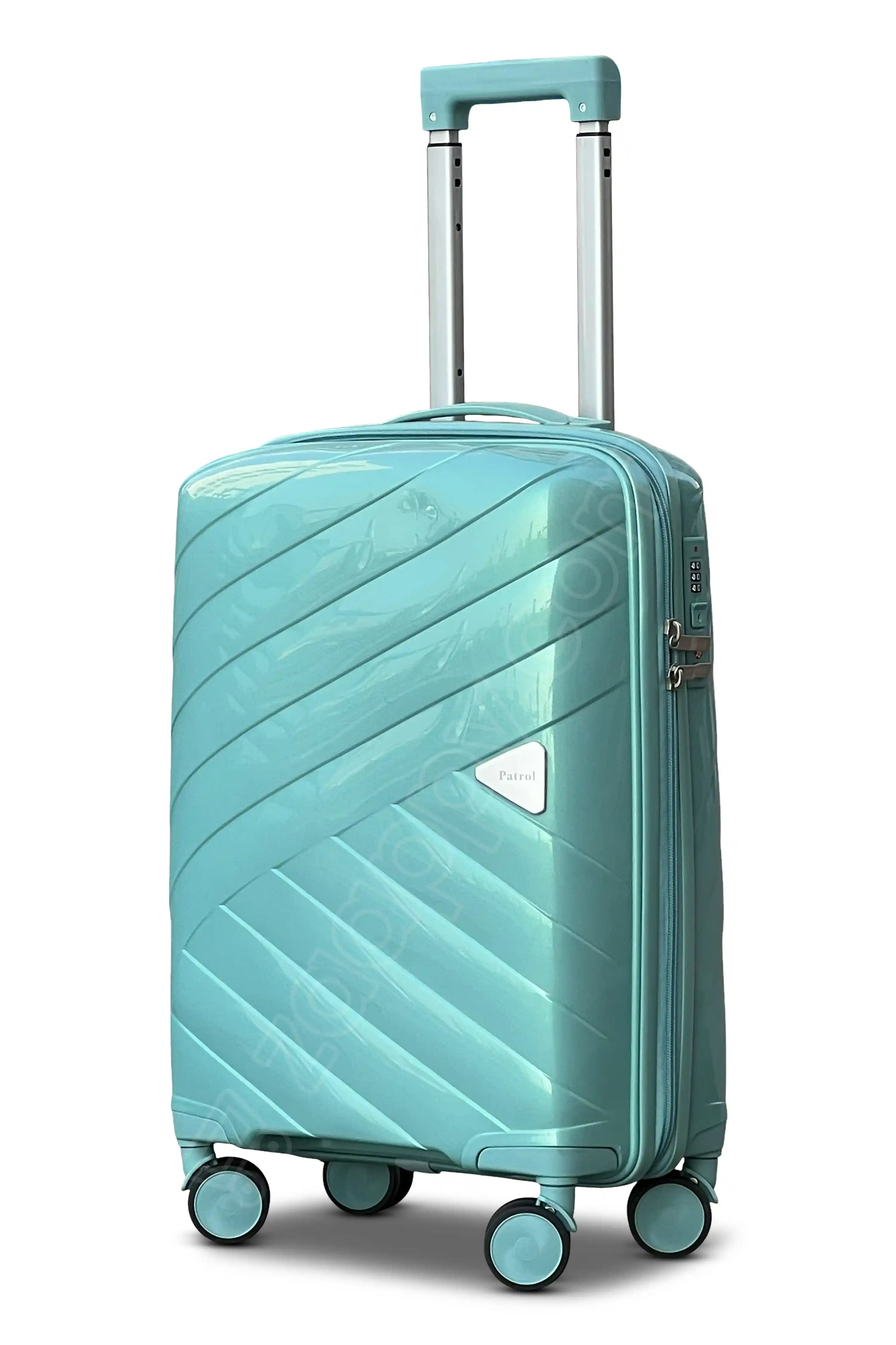 Aqualite Glossy 4 Pcs Hardside Luggage Set Durable Unbreakable PP Spinner Suitcase