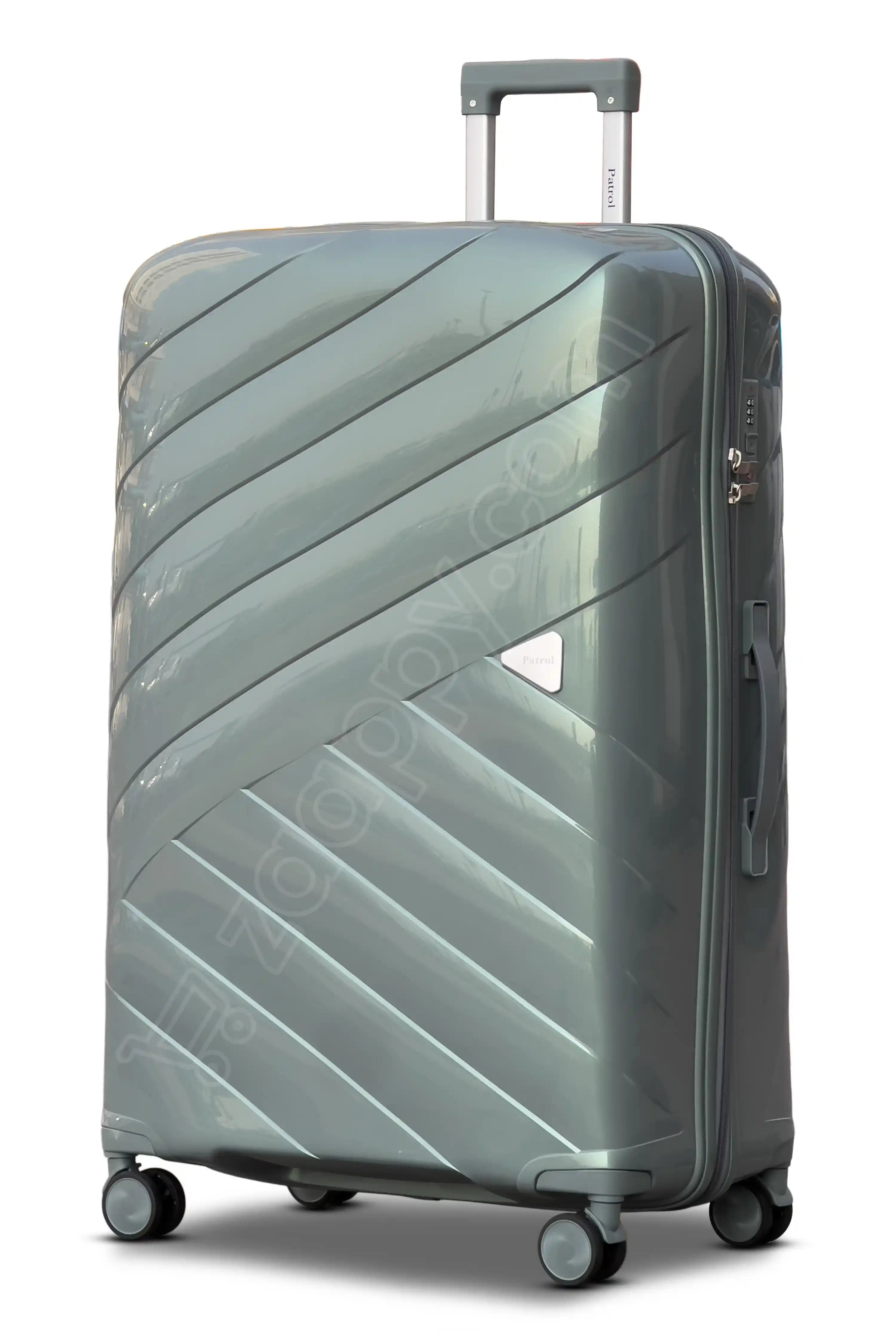 Aqualite Glossy 4 Pcs Hardside Luggage Set Durable Unbreakable PP Spinner Suitcase