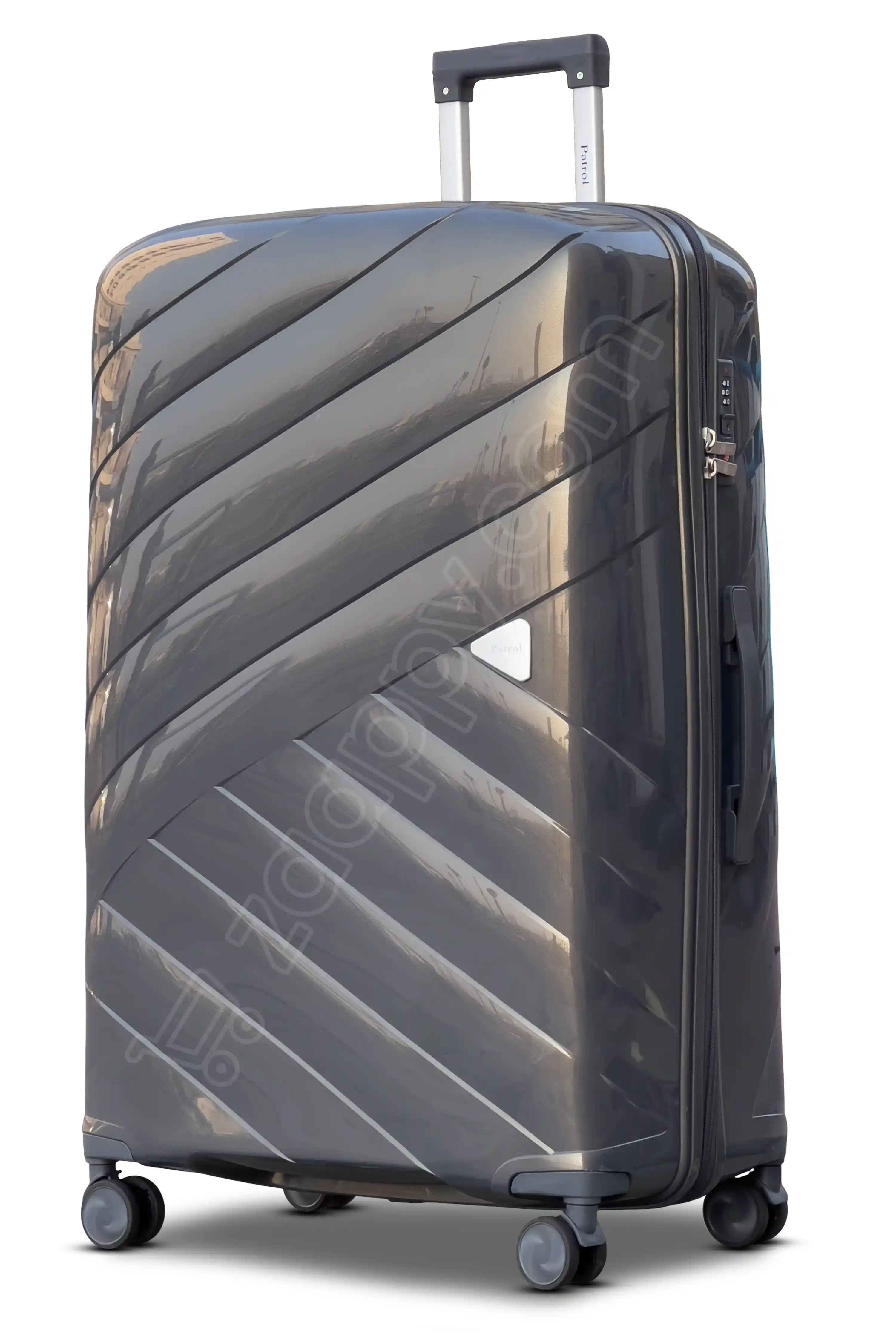 Aqualite Glossy 4 Pcs Hardside Luggage Set Durable Unbreakable PP Spinner Suitcase