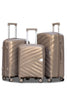 Aqualite Glossy 4 Pcs Hardside Luggage Set Durable Unbreakable PP Spinner Suitcase