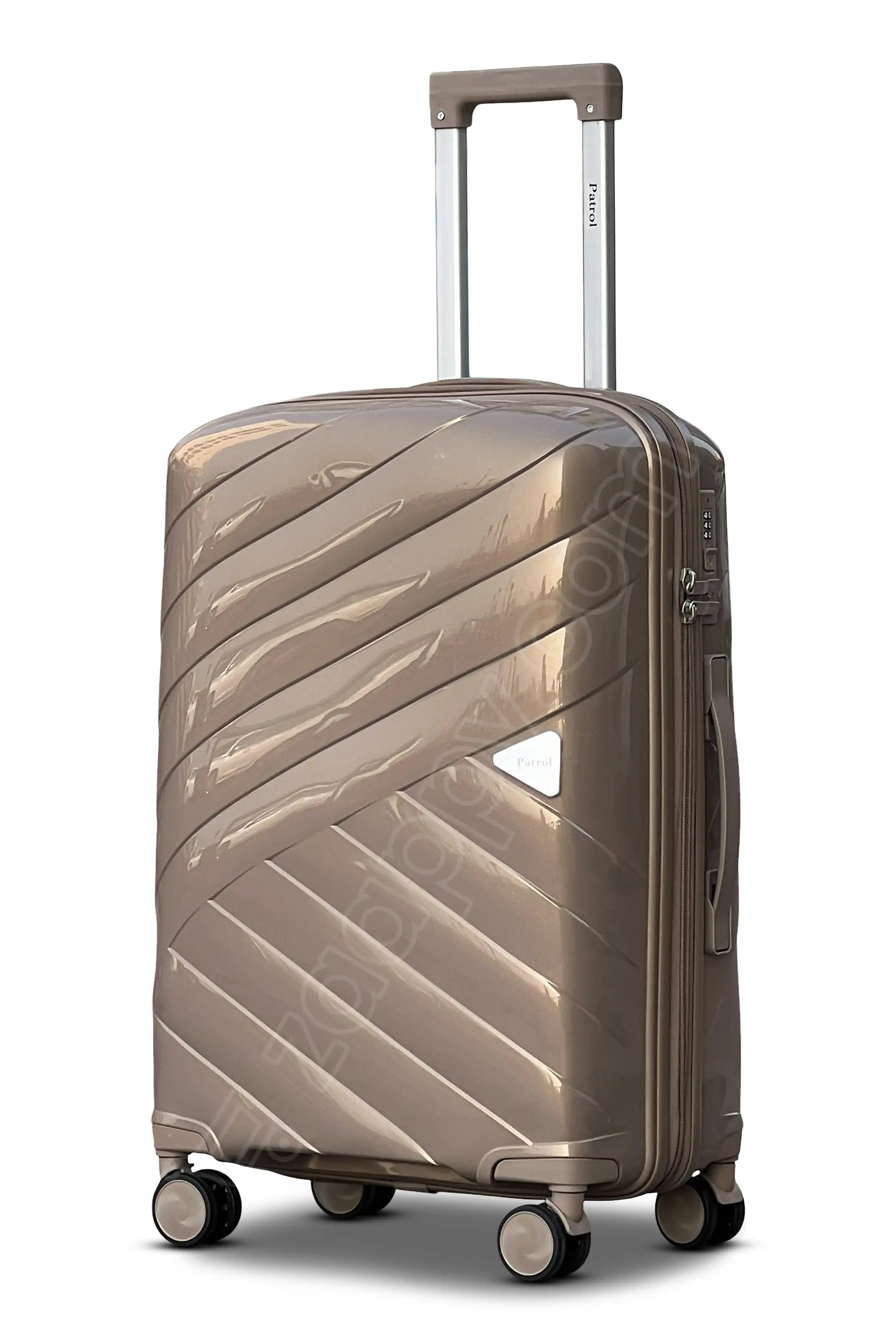 Aqualite Glossy 4 Pcs Hardside Luggage Set Durable Unbreakable PP Spinner Suitcase