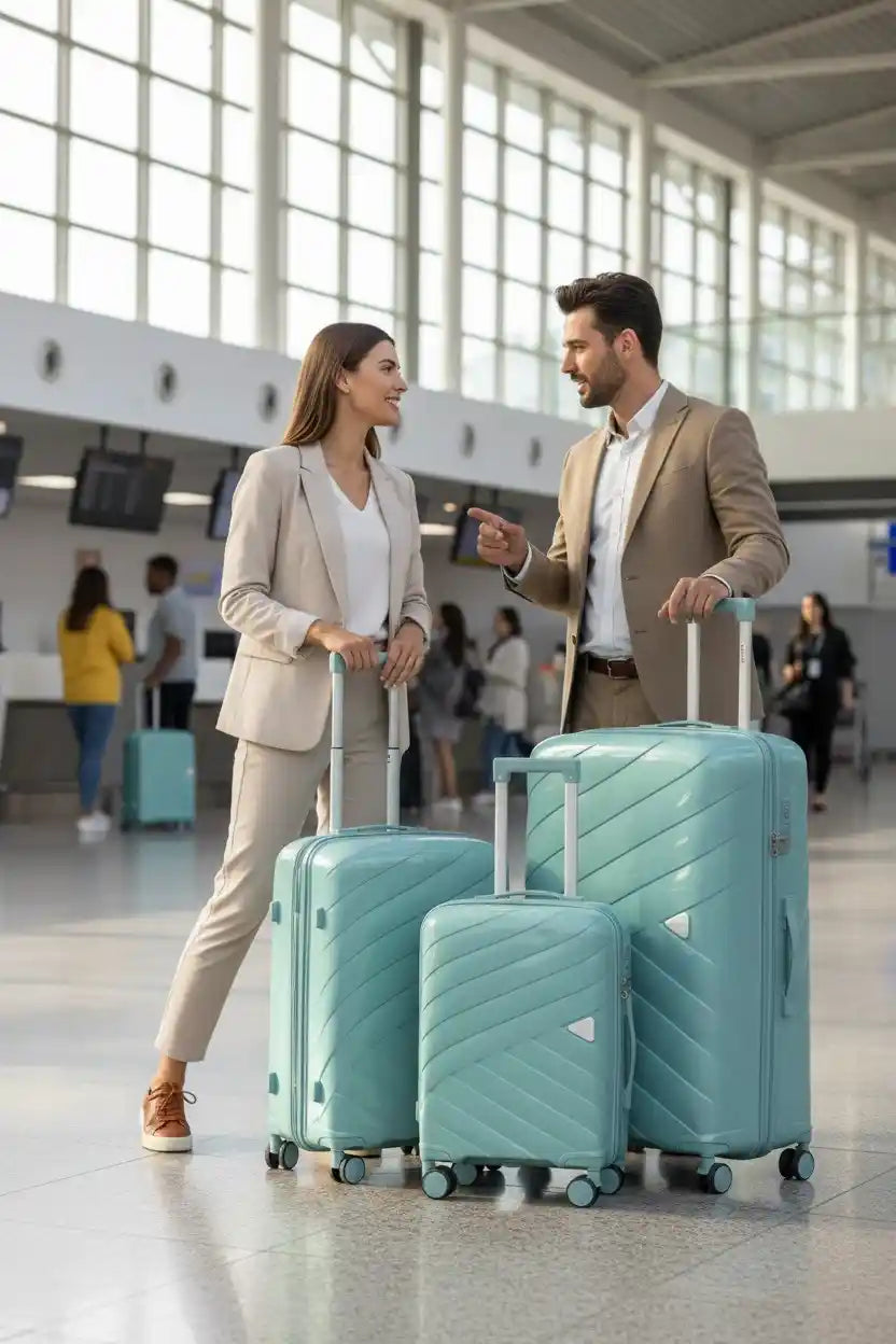 Aqualite Glossy 4 Pcs Hardside Luggage Set Durable Unbreakable PP Spinner Suitcase