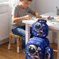 Astro Wheeled 3 Pcs Set School Bag, Lightweight With Multiple Compartments And Adjustable Padded Straps