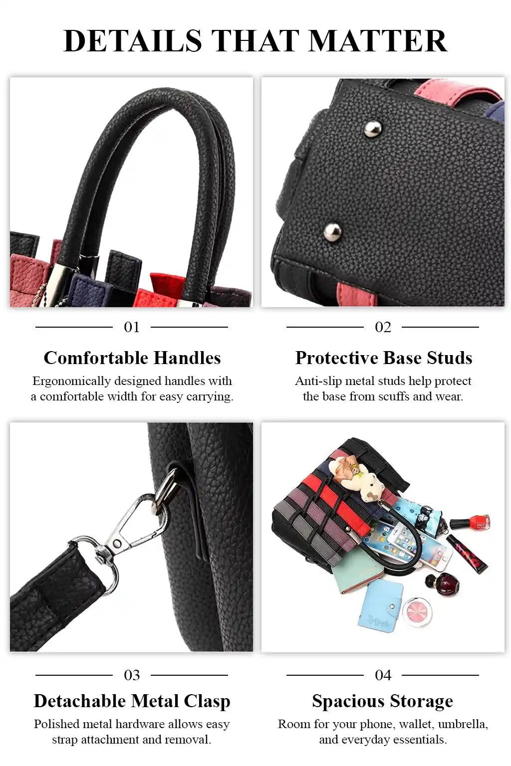 Stylish Ladies Bag, Bear Pendant Tote Shoulder Bag with Cute Teddy Charm