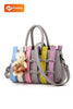 Stylish Ladies Bag, Bear Pendant Tote Shoulder Bag with Cute Teddy Charm
