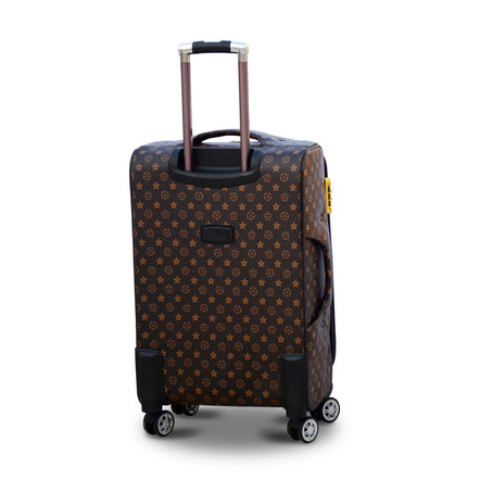 LVR PU Leather Luggage Lightweight Trolley Bag with Spinner Wheel 3 Pcs Set 20" 24" 28 Inches