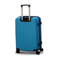 28" Light Blue Colour JIAN ABS Line Luggage Lightweight Hard Case Trolley Bag With Spinner Wheel Zaappy.com