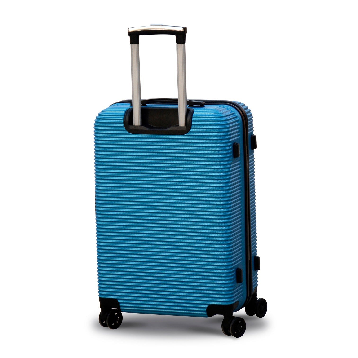 28" Light Blue Colour JIAN ABS Line Luggage Lightweight Hard Case Trolley Bag with Spinner Wheel