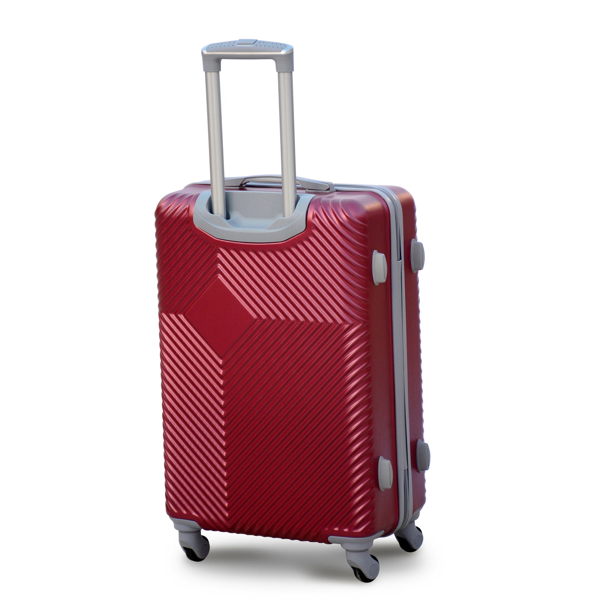 3 Pcs Full Set SI ABS Lightweight Hard Case Luggage 20" 24" 28 Inch zaappy uae