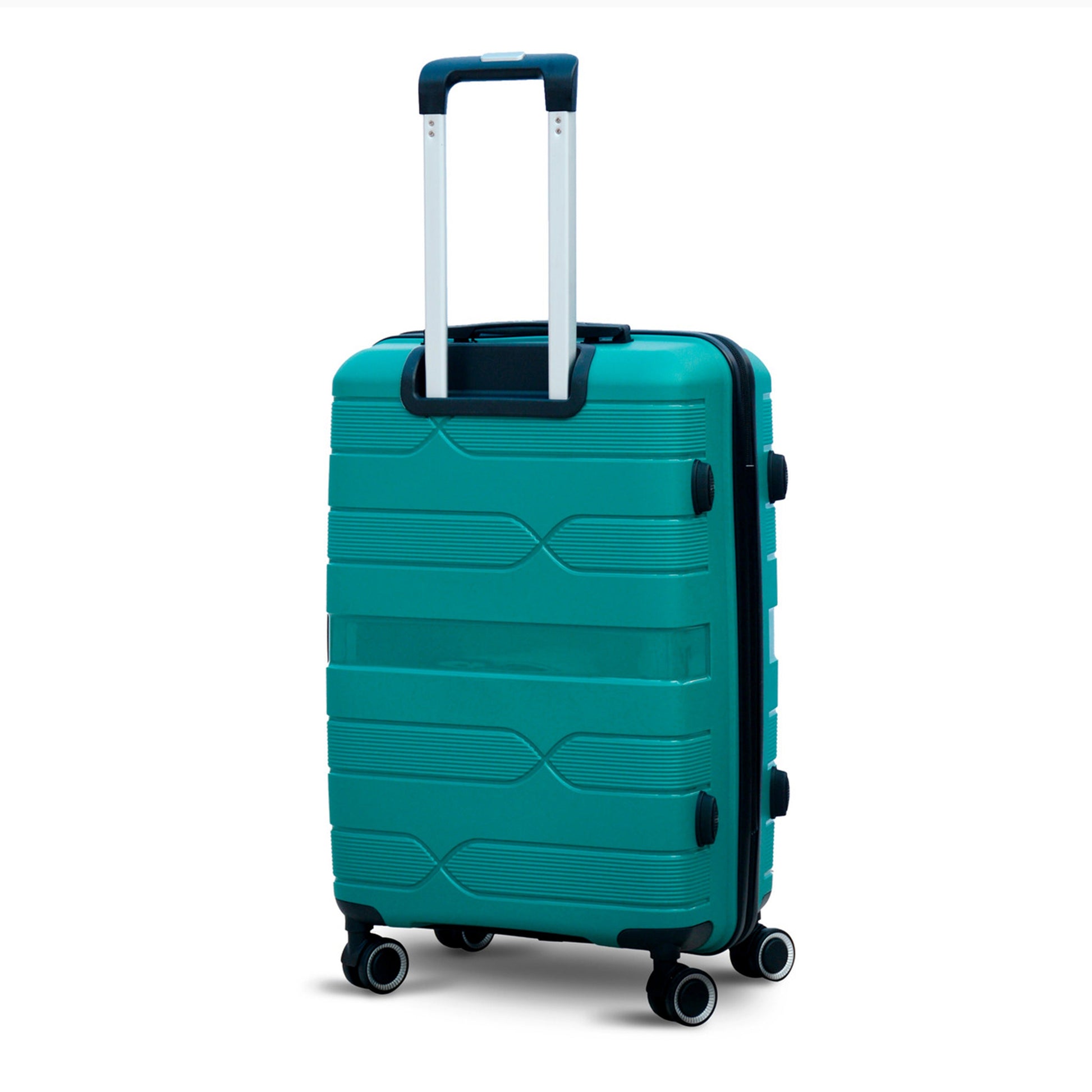 20” Paris Fashion Lightweight PP Luggage Light Green Colour | Hard case Spinner Wheel Trolley Bag zaappy.com