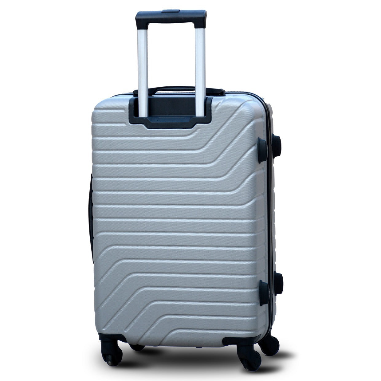28" Grey Colour SJ ABS Luggage Lightweight Hard Case Trolley Bag Zaappy.com