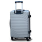 40 kg Grey Colour SJ ABS Luggage Lightweight Hard Case Trolley Bag Zaappy