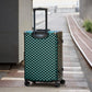 3 Piece Set 20" 24" 28 Inches Green Aluminium Framed 3D Diamond Hard Shell Without Zipper TSA Luggage