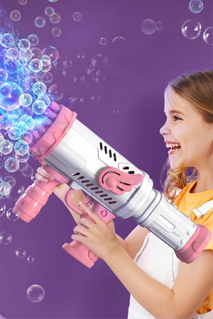 Bazooka 36-Hole Electric Bubbles Gun For Toddlers Toys