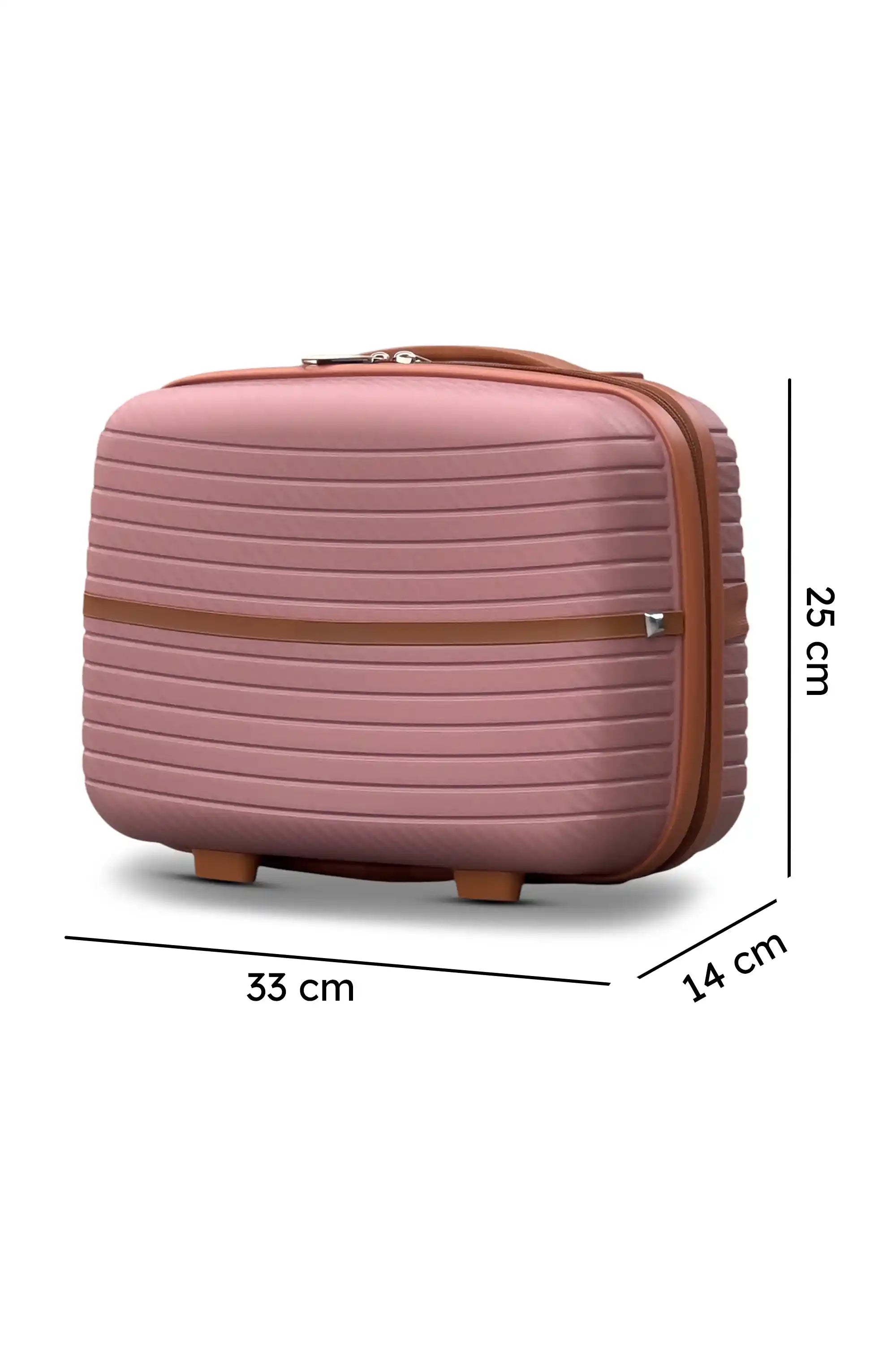 Textured PP Beauty Case Lightweight Stylish Cosmetic Organizer Box