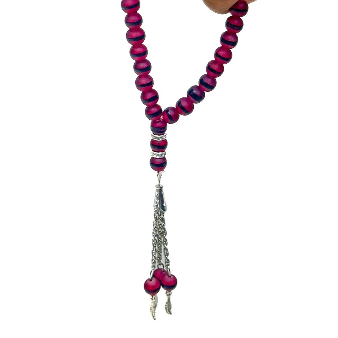Mini Tasbeeh Rosary Prayer Beads With Black Line | 33 Beards Zaappy