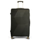 32" Zig Zag ABS Lightweight Luggage Bag With Double Spinner Wheel Zaappy