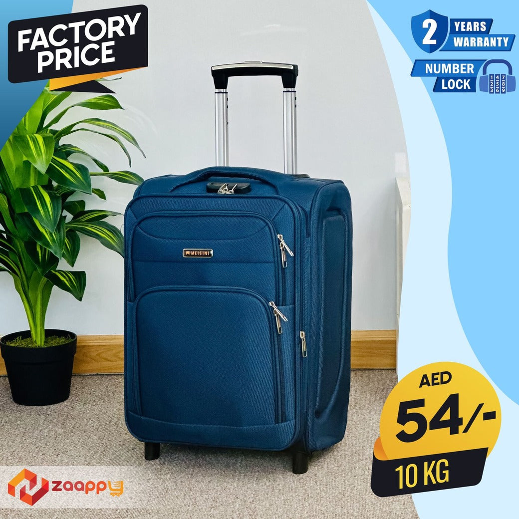 Carry On Lightweight Soft Material Luggage Bag | 20" size 7-10 Kg Capacity | 2 Wheel | 4 Wheel