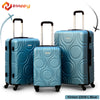 Light Weight Abs Luggage | Hard Case Trolley Bag | 3 Pcs Set 20” 24” 28 Inches | 2 Years Warranty | Yinton 2208 L Blue