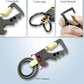 Multifunctional Bottle Opener Keychain With Double Key Ring Hook Zaappy