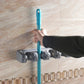 Multipurpose Wall Mounted Broom and Mop Holder | Broom Storage Organizer Hook Zaappy