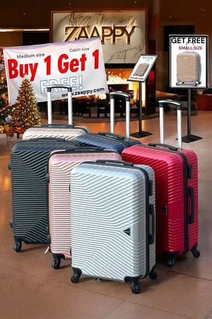 Buy 1 Get 1 Free | Medium Size 24 Inch Lightweight ABS Luggage Bag | Cabin Size Luggage FREE
