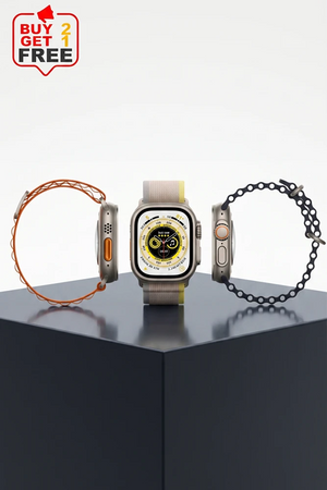 Buy 2 Get 1 Free | Ultra 8 Smart Watch 49mm with Bluetooth Calling