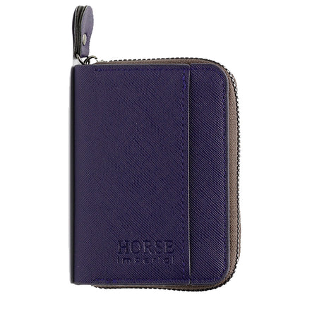 Small PU Leather Credit Card Holder Wallet | Multi Card Case Zipper Coin Purse