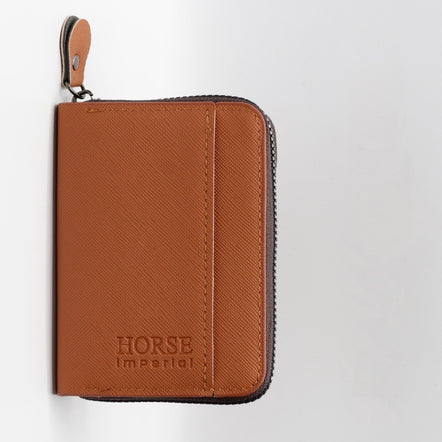 Small PU Leather Credit Card Holder Wallet | Multi Card Case Zipper Coin Purse