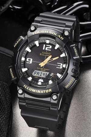 Casio Men’s Water Resistant Analog With Digital Watch | Casio Watch K06 - XXCWPLK6BK/277