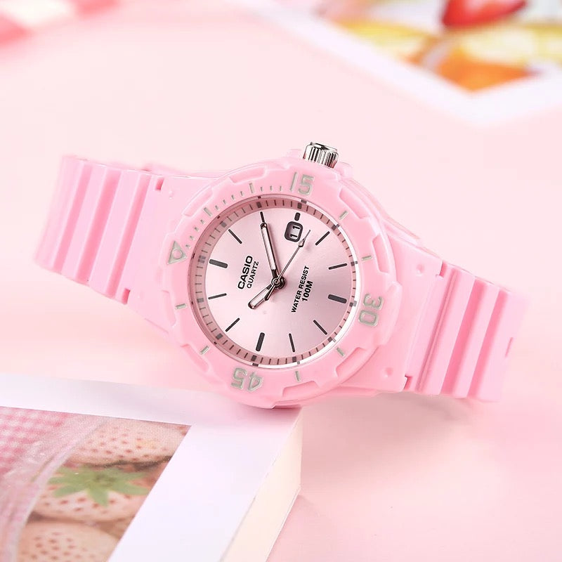 Casio Watch Analogue Women Cute Fashion Pointer Student Watch LRW-200H
