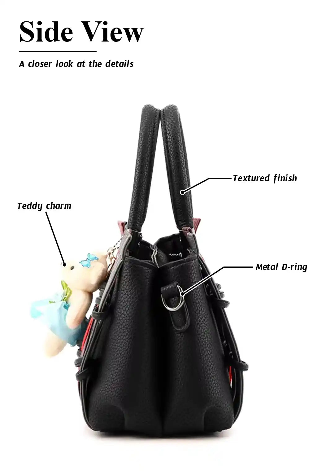 Luxury Designer Top Handle Handbag For Women | Casual Crossbody Tote Shoulder Bag
