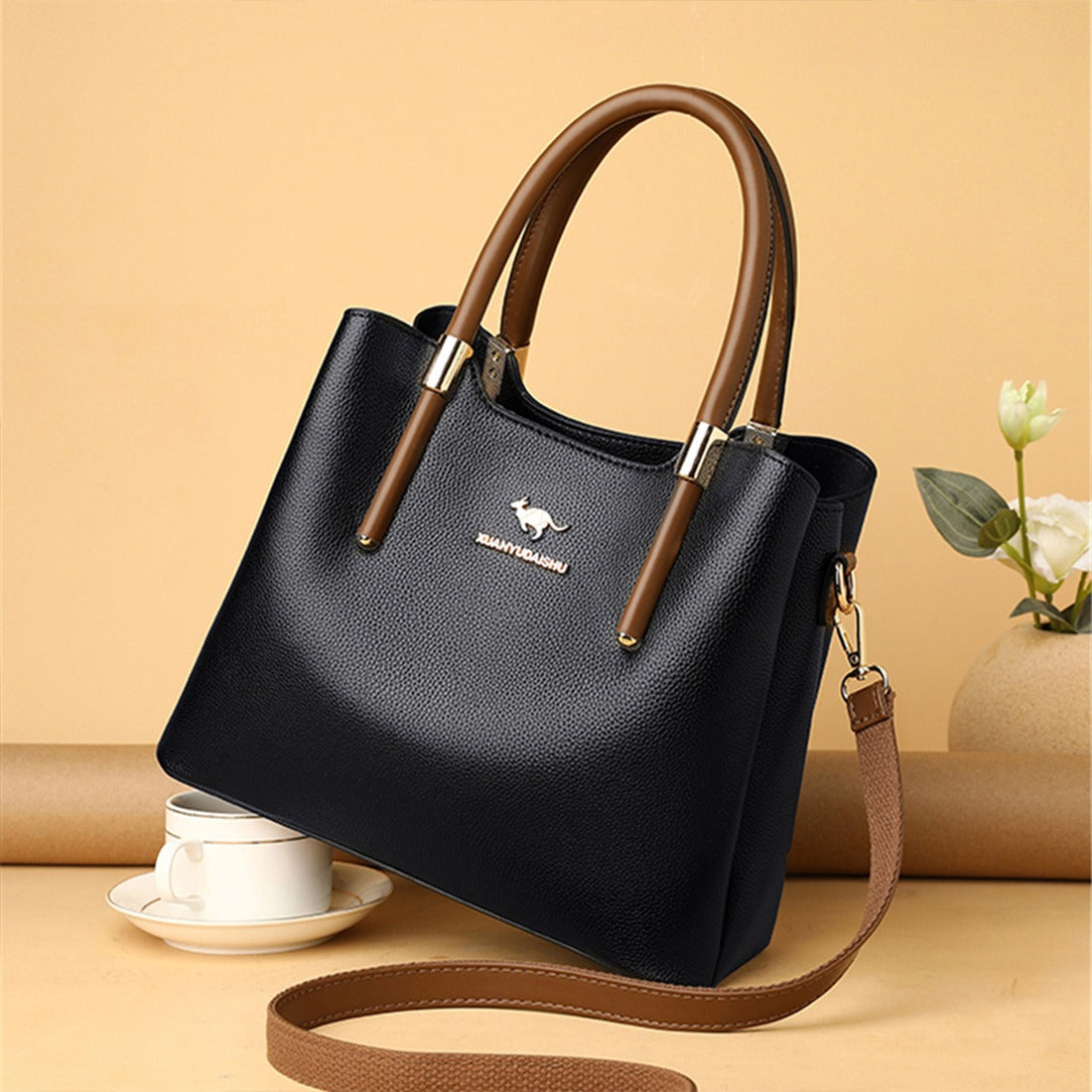 Luxury Designer Top Handle Handbag For Women | Casual Crossbody Tote Shoulder Bag