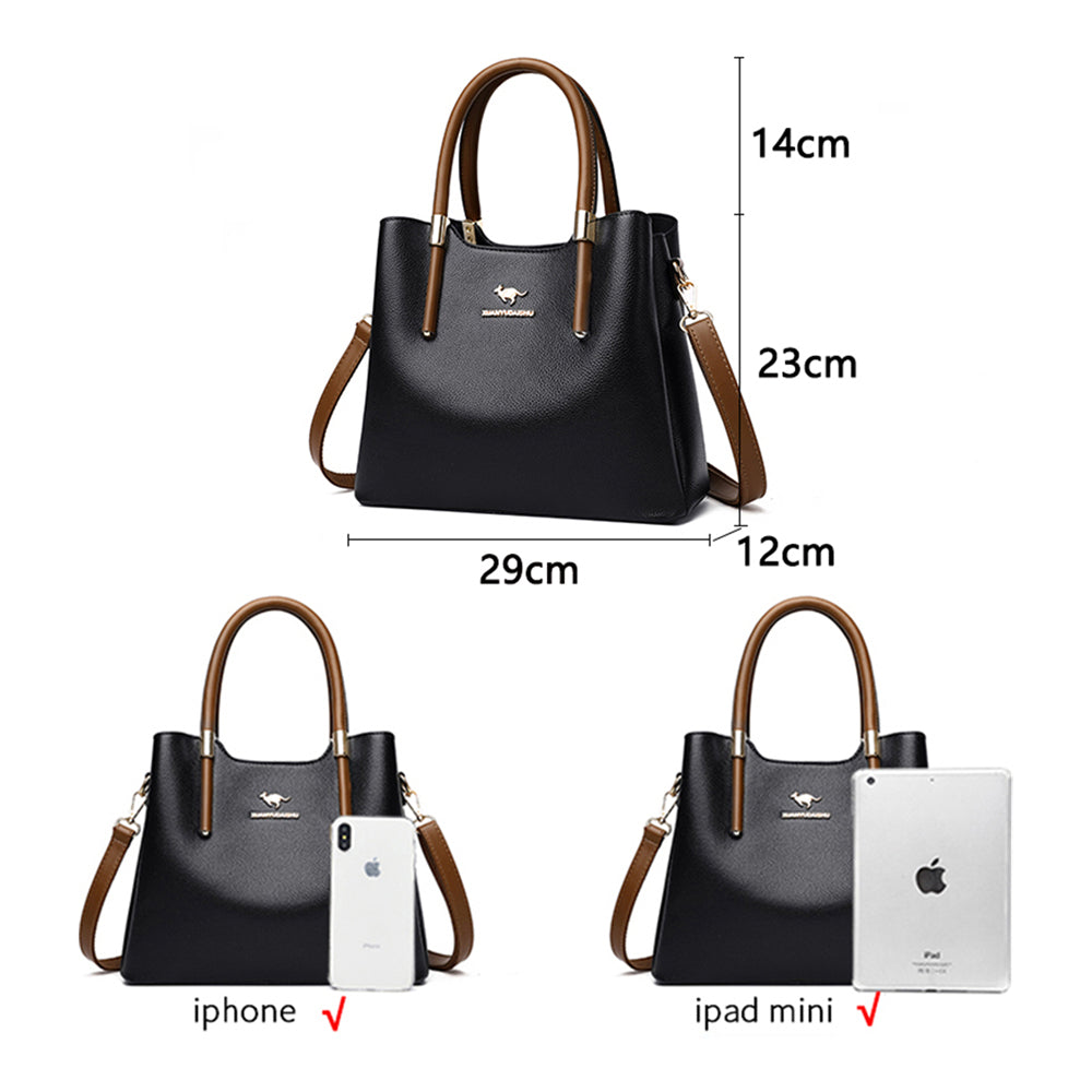 Luxury Designer Top Handle Handbag For Women | Casual Crossbody Tote Shoulder Bag