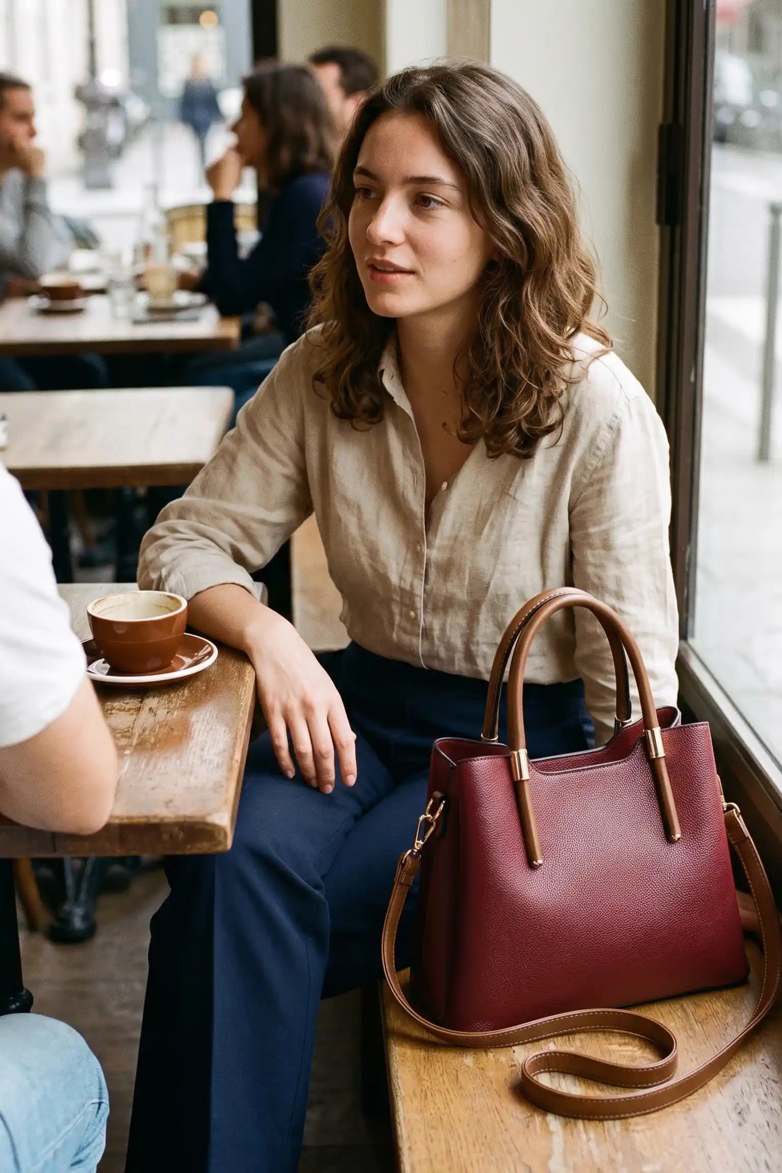 Luxury Designer Top Handle Handbag For Women | Casual Crossbody Tote Shoulder Bag