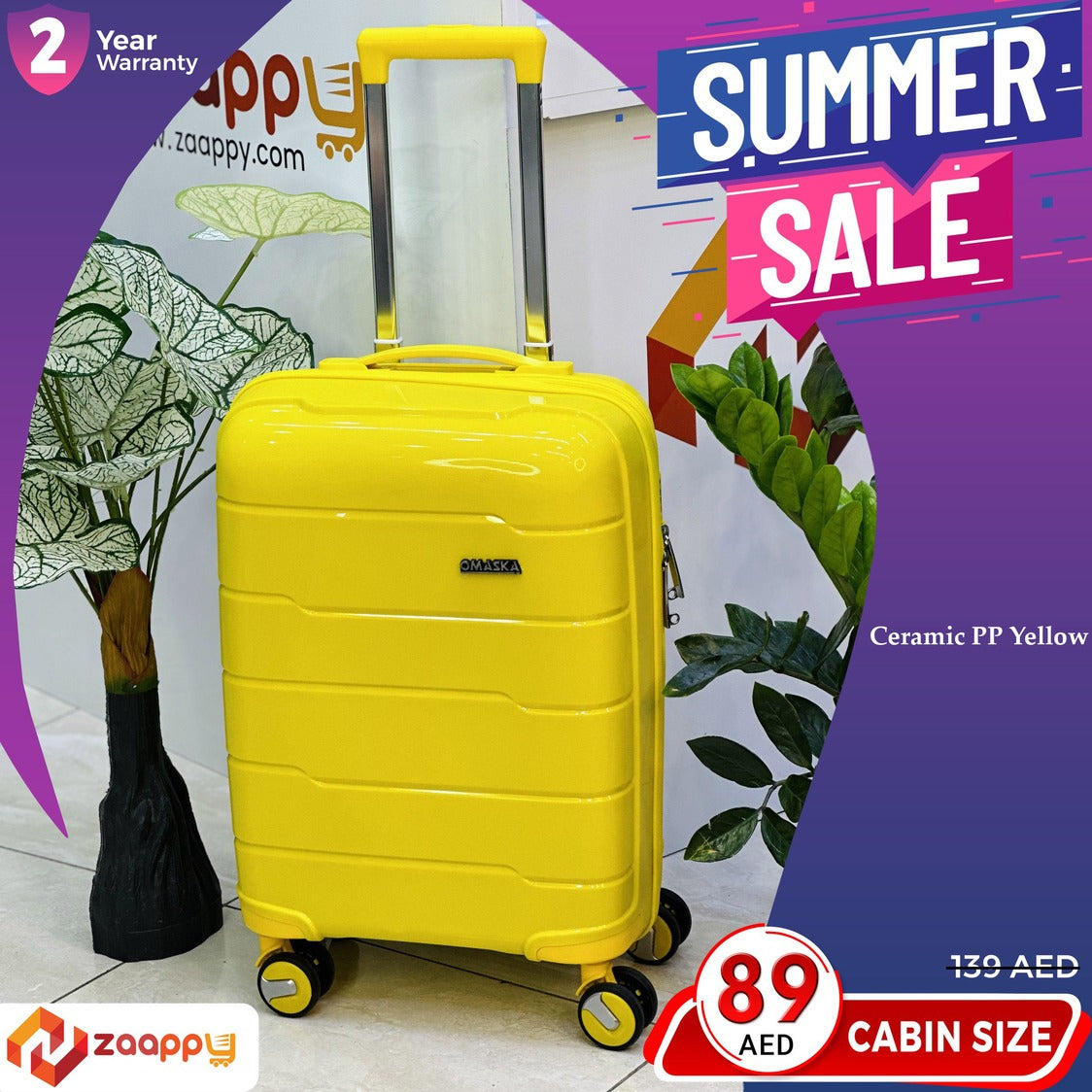 Flash Sale Offer | Carry On Luggage Bags 10 Kg Unbreakable PP Material Zaappy