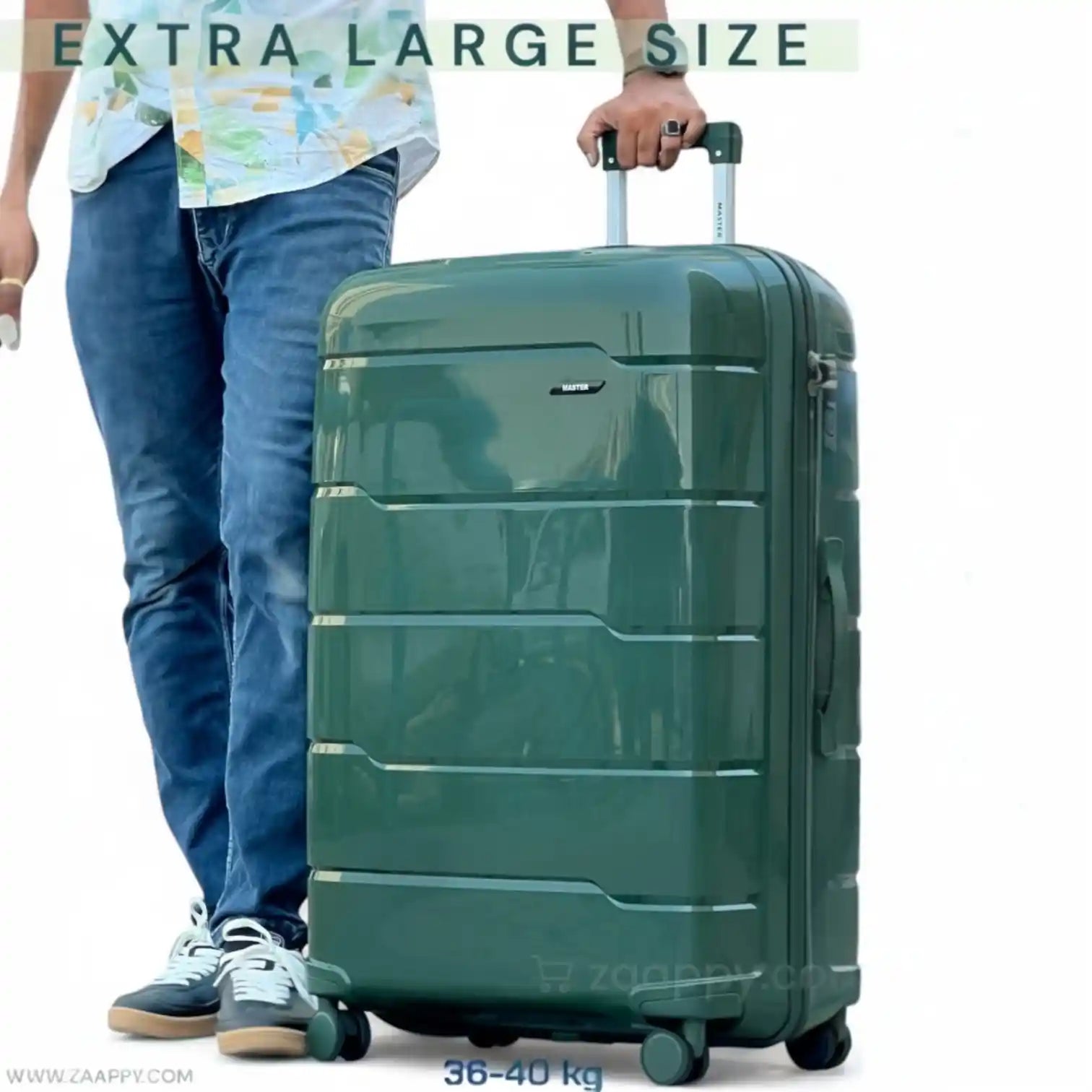 32 Inch Ceramic PP Unbreakable Hardshell Extra Large Check In Luggage with Spinner Wheels