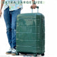32 Inch Ceramic PP Lightweight Luggage Bags with Spinner Wheels