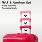 Medium Size 24-Inch Unbreakable Ceramic PP Luggage with thick and aluminum rod and Free Backpack Combo.