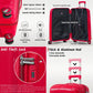 Medium Size 24 Inch Luggage Bag Unbreakable Ceramic PP | Backpack Combo