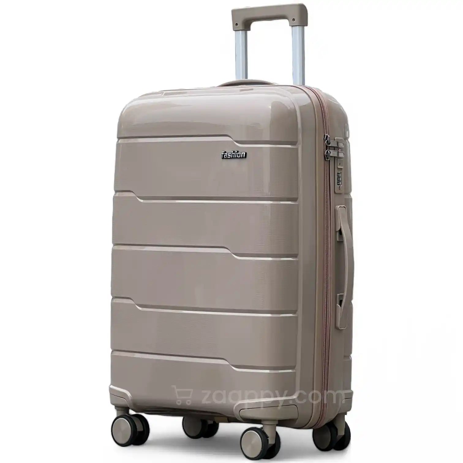 Ceramic Smooth PP Lightweight Unbreakable Luggage Bags with Double Spinner Wheels | 20, 24, 28, 32 Inches