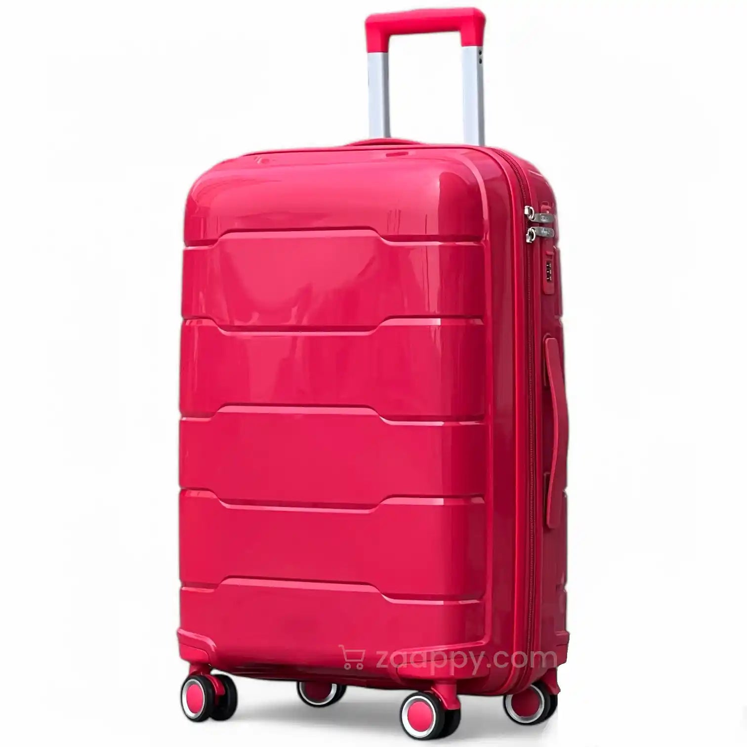 Ceramic Smooth PP Lightweight Unbreakable Luggage Bags with Double Spinner Wheels | 20, 24, 28, 32 Inches